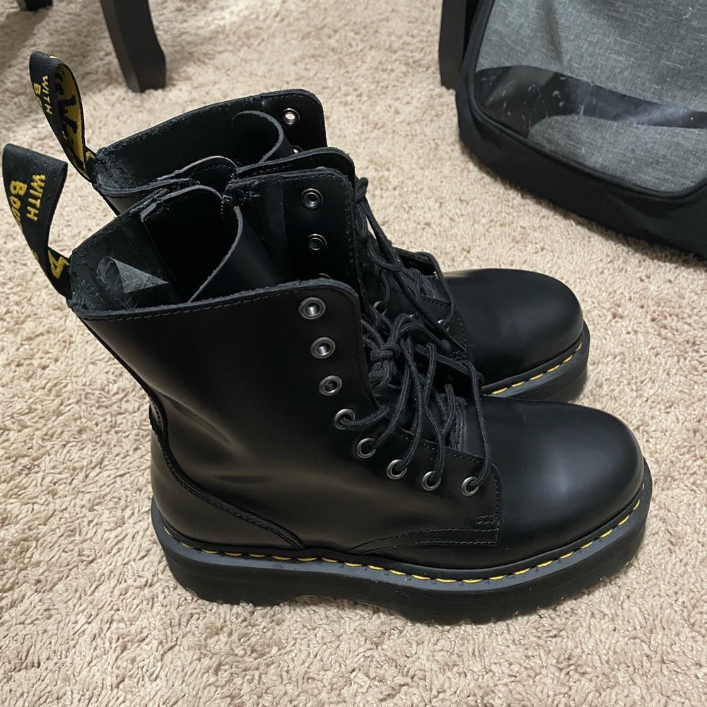 Jadon Smooth Leather Platform Shoes